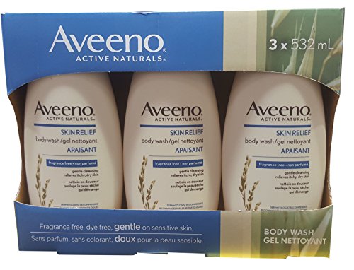 Aveeno Skin Relief Bodywash (3 X 532 mililiter), 1569 milliliters