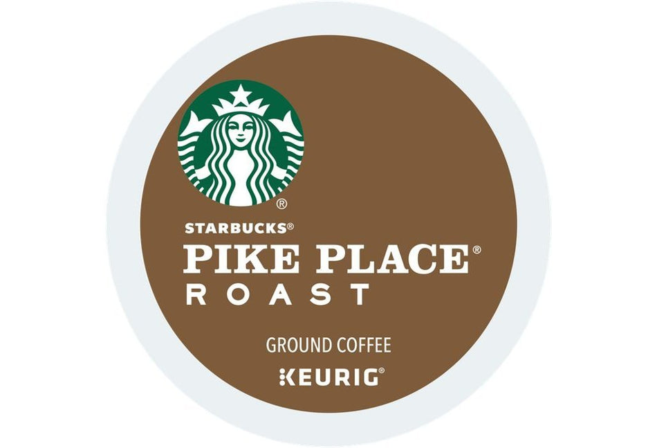 Starbucks Pike Place Roast, K-cup Portion Pack for Keurig K-cup Brewers, 10-count