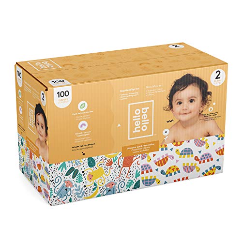 Hello Bello Club Box diapers - Monkeys and Turtles - Size 2 100 count