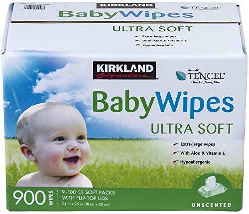 Kirkland Signature Baby Wipes Ultra Soft Unscented