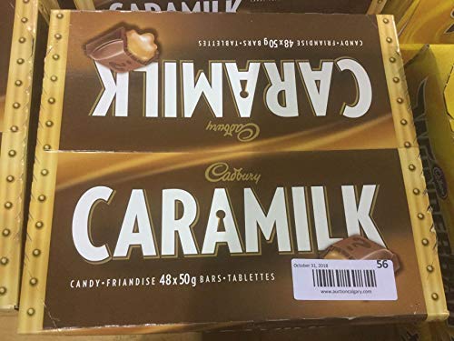 Caramilk Chocolate Candy Bar, Pack of 48