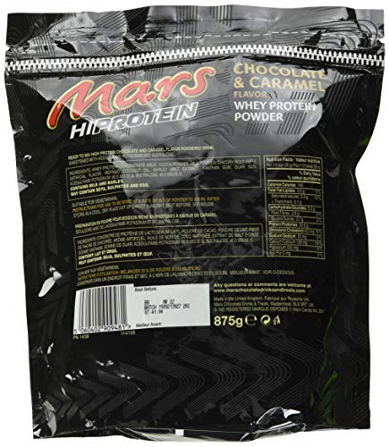 Mars Whey Protein powder, Choc Caramel, 875g