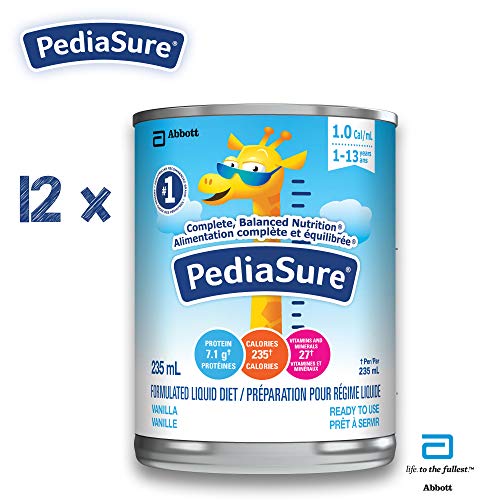 PediaSure®, Formulated Liquid Diet, Vanilla, 12 count, 2820 mL