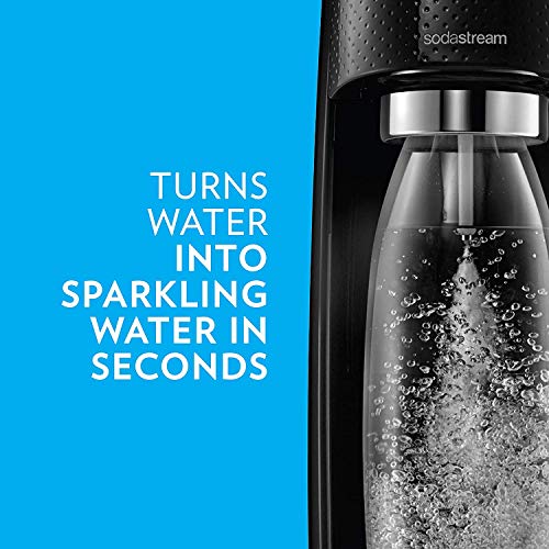 SodaStream Fizzi (Sparkling Water Maker) with 60L Cylinder and 1L Bottle