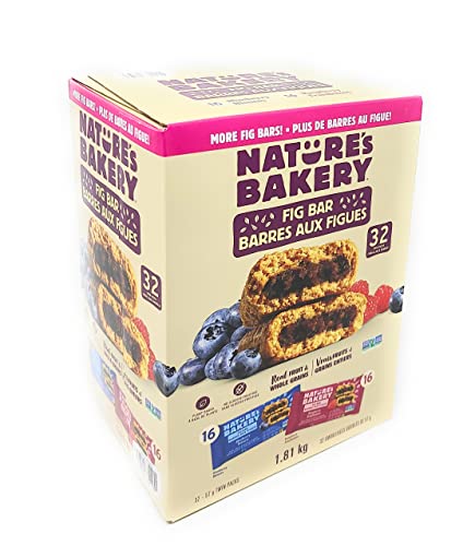 Nature's Bakery Whole Wheat Fig Bars Variety 32 Pack