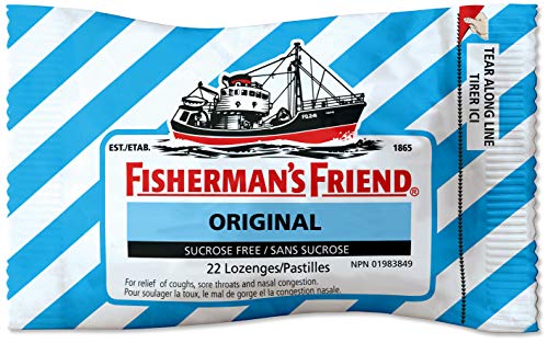 Fisherman's Friend Sugar Free Cough Drops, Original, 22 Count