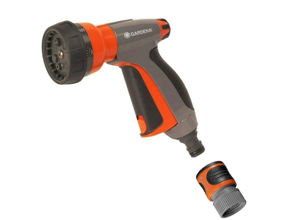 GARDENA Metal Multi-Purpose 7-in-1 Spray Gun with Built in Flow Control