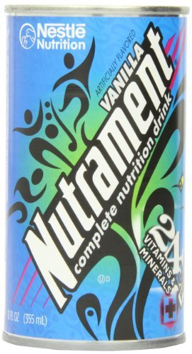 Nutrament Energy and Fitness Drink, Vanilla, 12 Ounce Cans (Pack of 12) by Nutrament