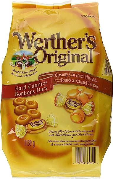 Werther’s Original, Hard Candies, 1,139 g (40.1 oz) (2 Pack)