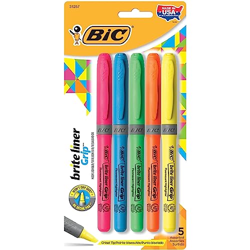 Bic Bundle- 3 pack (Total of 15 highlighters)