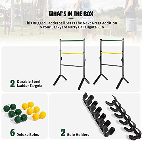 EastPoint Sports Easy Folding Cup Pong Tables, Ladder Ball, and Cornhole Perfect for Tailgates, Cookouts, Yards, Parties, Park, BBQ, Beach and More