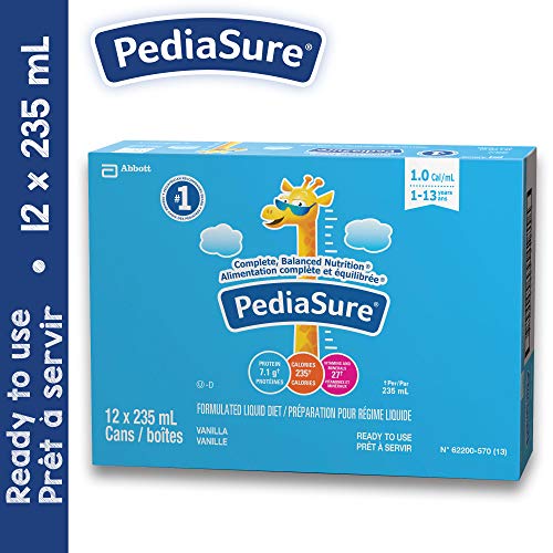 PediaSure®, Formulated Liquid Diet, Vanilla, 12 count, 2820 mL