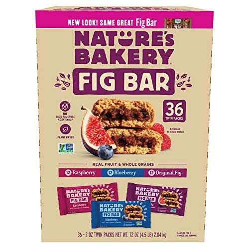 Nature's Bakery Fig Bar, Variety Pack, 2 oz, 36-count