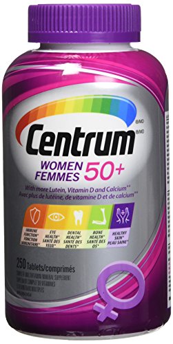Centrum Women 50+ Tablets, 250 Count(Packaging might vary)