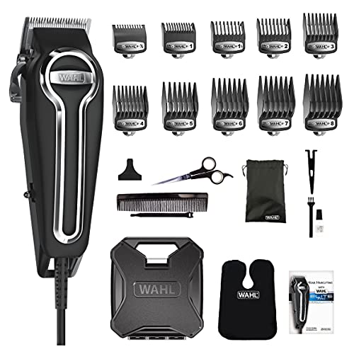 WAHL Canada Elite Pro High Performance Home Hair Cutting Kit, At home Haircutting, Electric Hair Clipper, Grooming Kit for Men, Electric Hair Clipper, Certified in Canada, Model 3145