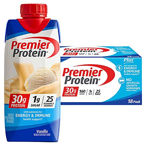 Premier Protein Shake Vanila Flavored 18 Pack/ 11 Fl Oz Net Wt 198 Fl Oz, 198 Fluid_Ounces (546220)