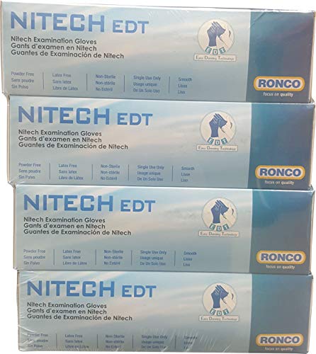 Ronco Nitech Gloves Extra Large (4 Pack of 100), 400 Count