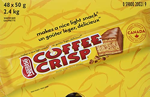 Nestle Coffee Crisp Chocolate 48 X 50 Gram Net Wt (2400 Gram), 2400 Grams