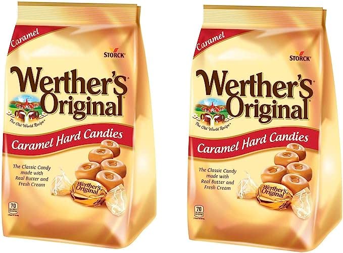 Werther’s Original, Hard Candies, 1,139 g (40.1 oz) (2 Pack)