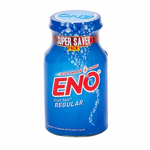 Eno Fruit Salt Regular Gets To Work in 6 Seconds 100 g (Super Saver Pack) Pack of 3