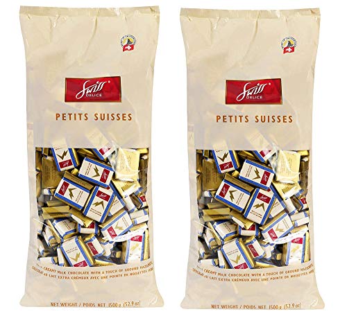 Swiss Delice Petits Suisses, Milk Chocolate, 1,5 kg (3.3 lb), 2-Pack