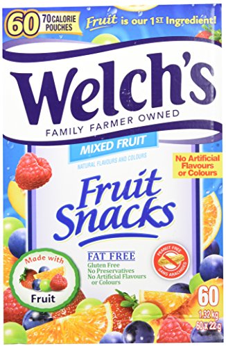 Welch's Fruit Snacks, Mixed Fruits, 60 Count