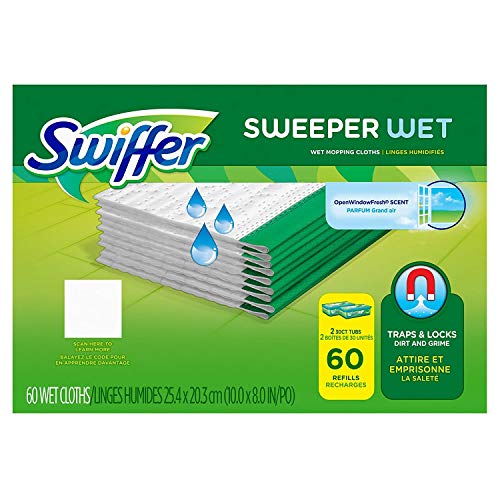 Swiffer Sweeper Wet Mopping Cloth Refill - Open Window Fresh - 24 ct