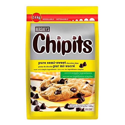 Hershey's chipits Pure semi-Sweet Chocolate Chips 2.4 kg Bag