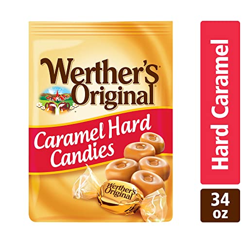 Werther's Original Caramel Hard Candy, 34.0-Ounce Bags (Pack of 2)