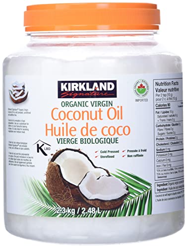 Kirkland Signature Organic Coconut Oil, 84 oz (2.62 QT), 2.48 L