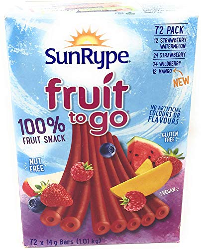 SunRype - Fruit To Go - 72 pack x 14g bars