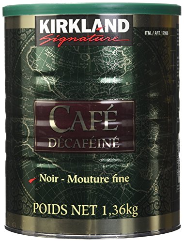 Kirkland Signature Decaffeinated Coffee, Dark Roast, 3 lbs