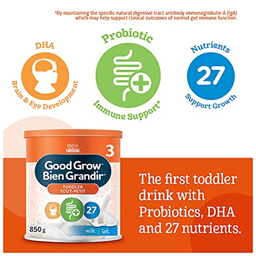 NESTLÉ GOOD GROW Stage 3 Nutritional Toddler Drink, 12+ months, Milk Flavour, 850 g