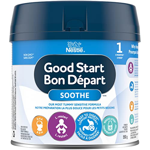 NESTLÉ GOOD START SOOTHE Baby Formula, Powder, 0+ months, 550 g, Packaging May Vary