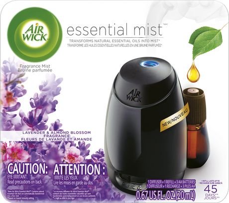 Essential Mist Starter Kit, Lavender and Almond Blossom (Pack of 2)