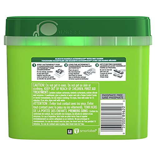 Cascade Dishwasher Detergent Pods Actionpacs Fresh Scent 1