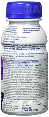 Ensure High Protein Vanilla, 235mL Bottle, 24-Pack