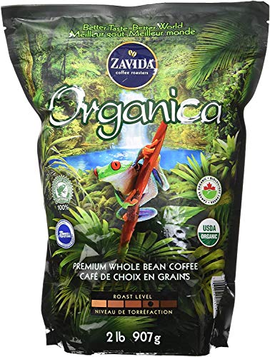 Zavida Organica Whole Coffee Beans - 2 Pk, 907 Grams Each