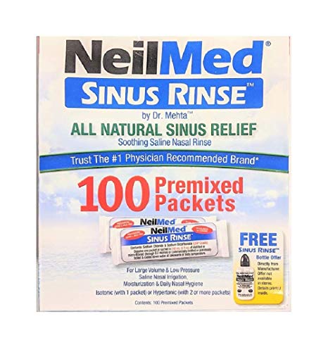 NeilMed Sinus Rinse Premixed Refill Packets 100 ct.