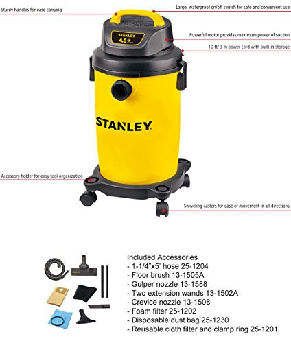 Stanley Wet/Dry Vacuum