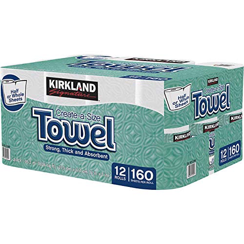 Kirkland Signature Premium Big Roll Paper Towels 3 rolls, 160 Sheets Per Roll