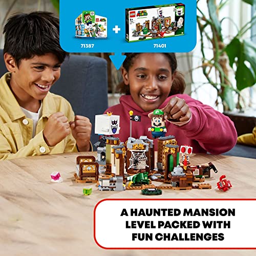 LEGO Super Mario Luigi’s Mansion Haunt-and-Seek Expansion Set 71401 Toy Building Kit for Kids Aged 8 and up