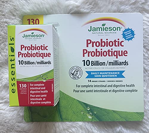 Jamieson Probiotic 10 Billion Capsule (Value Pack), 130 Count