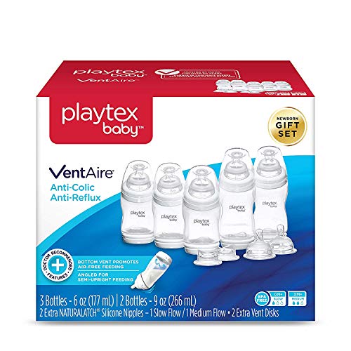 Playtex Baby VentAire Anti-Colic Feeding Essentials Bottle Set