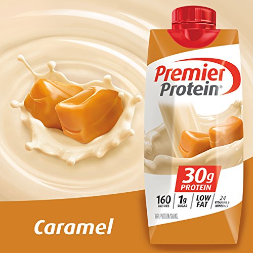 Premier Protein 30g Protein Shake, Caramel, 11 fl oz Bottle, (12 Count)