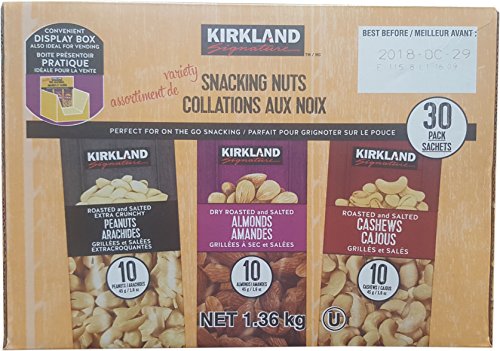 Kirkland signature Variety Snacking Nuts, 30 Count, 1350g