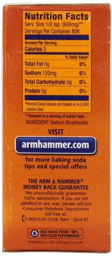 Arm & Hammer Baking Soda Pure, 16 OZ (Pack of 24)
