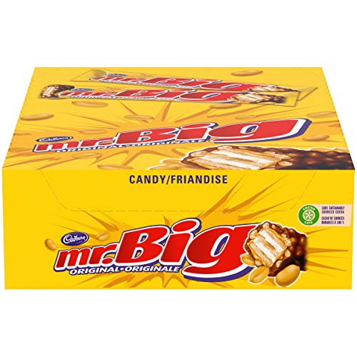 Cadbury Mr.Big 60g Original Chocolate Bar, 24CT