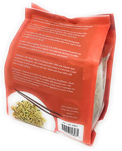 Organic Millet & Brown Rice Ramen (12 Pack per Bag)