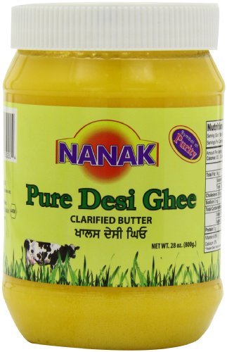 Nanak Pure Desi Ghee, Clarified Butter, 28-Ounce Jar by Nanak [Foods]